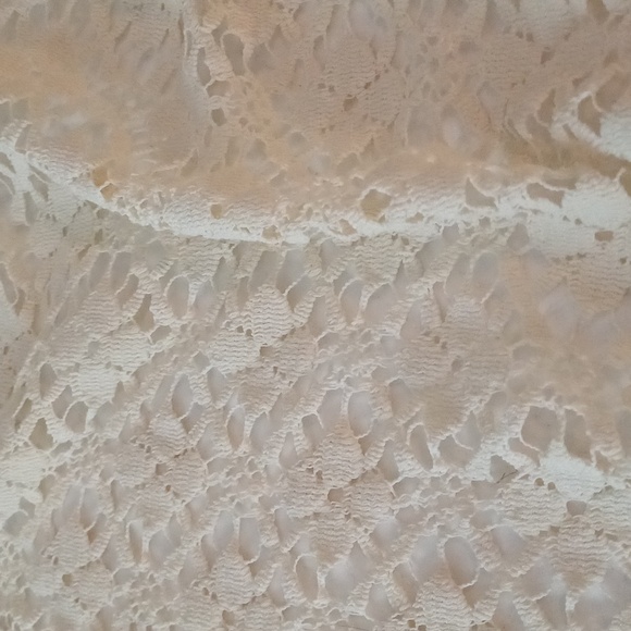 Tablecloth vintage Lace Ocre 60 × 60 square Thanksgiving - Picture 12 of 13